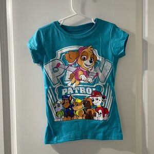 Nickelodeon Teal PAW Patrol Short Sleeve Tee with Skye Graphic